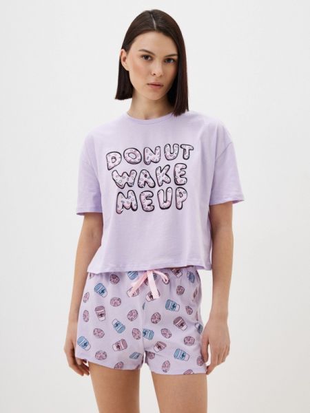 Пижама Koton фиолетовая