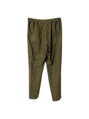 Pantalones de lana Fendi Vintage verde