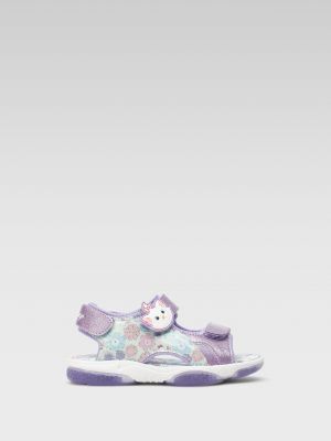 Kožené sandály z imitace kůže Disney Classics fialové