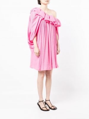 Sukienka z falbankami 3.1 Phillip Lim różowa