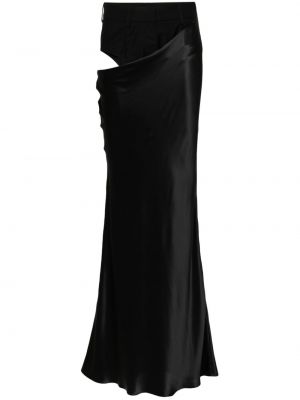 Asymetrická dlhá sukňa Seen Users čierna