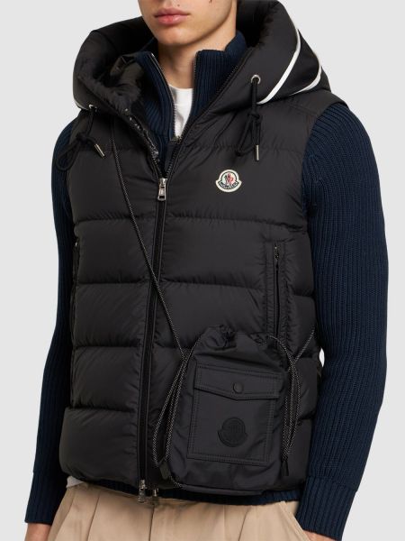 Naylon çapraz çanta Moncler siyah