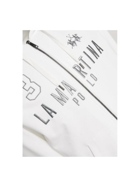 Bluza rozpinana La Martina biała