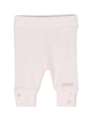 Leggings con stampa Boss Kidswear rosa