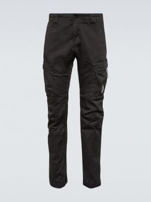 Хлопковые брюки карго C.p. Company черные