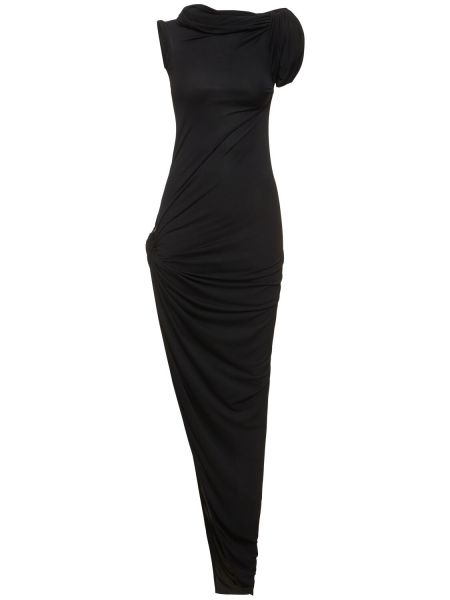 Asimetrična haljina Rick Owens crna