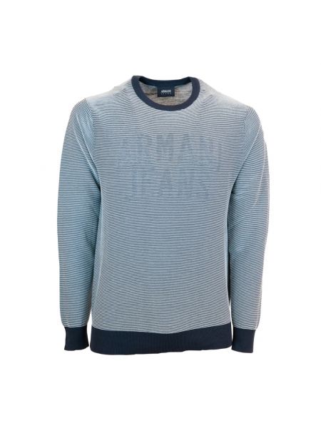 Sweter Armani niebieski