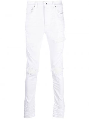 Nødlidende skinny jeans Amiri hvit