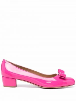 Bue pumps Salvatore Ferragamo rosa