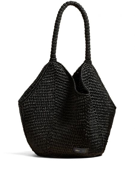 Τσάντα shopper Khaite μαύρο