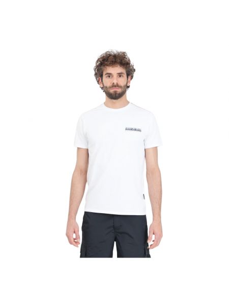 T-shirt mit print Napapijri weiß