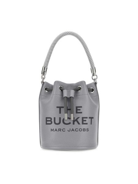 Shopperka skórzana Marc Jacobs szara