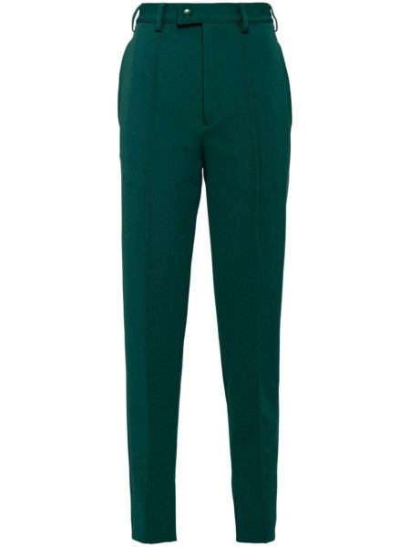 Rovné nohavice Prada zelená