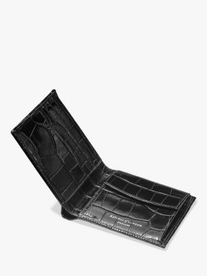 Кожаный кошелек Aspinal Of London черный