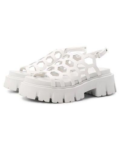 Кожаные сандалии Premiata, белые