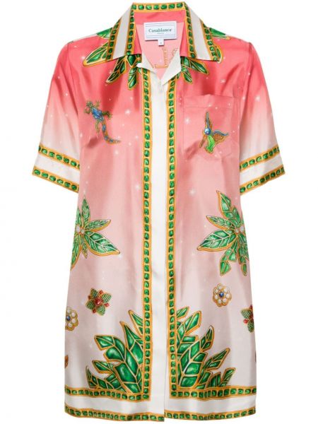 Svilena košulja Casablanca ružičasta