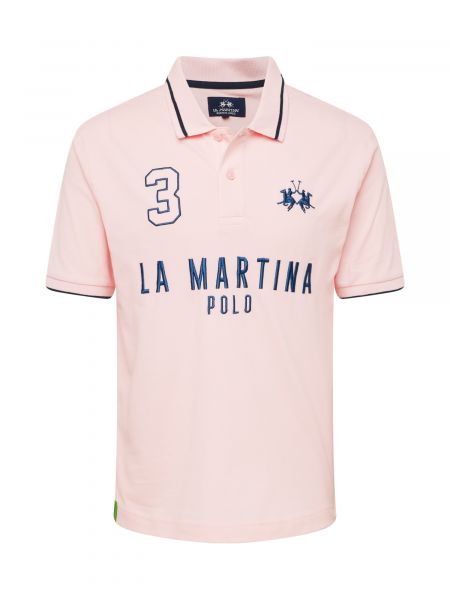 Polo marškinėliai La Martina mėlyna