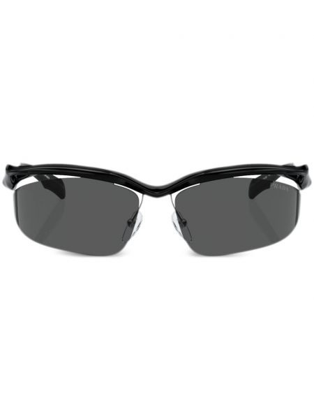 Ochelari de soare cu imprimeu geometric Prada Eyewear negru