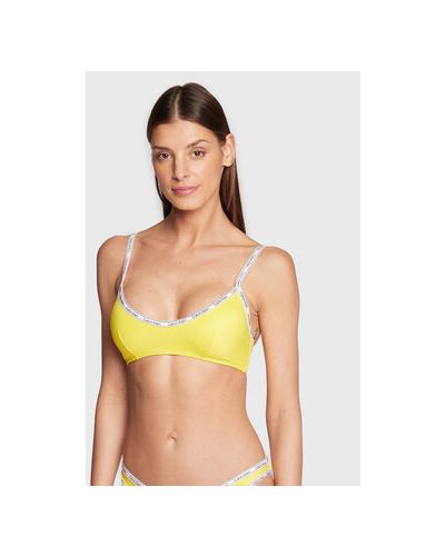 Plavky Calvin Klein Swimwear žltá