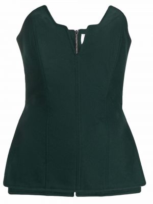 Peplum topp Concepto grønn