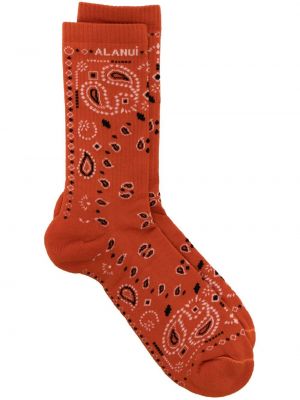 Socken mit print Alanui orange