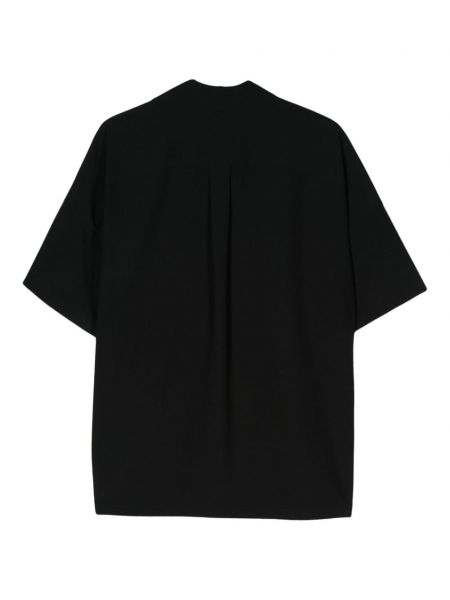 Koszula wełniana Attachment czarna