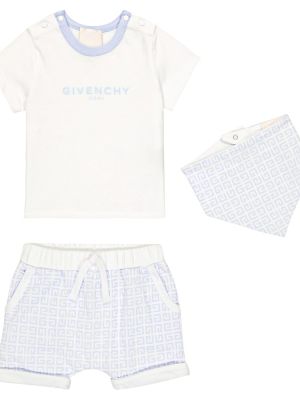 Bomull t-skjorte for jenter Givenchy Kids blå