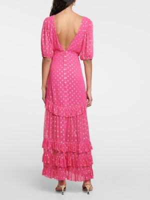 Μάξι φόρεμα Rixo ροζ