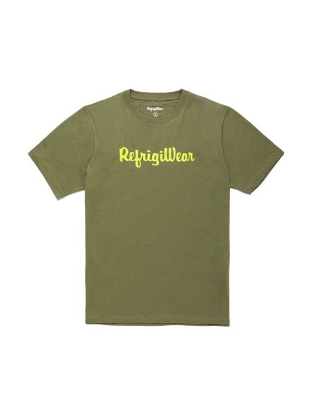 T-shirt aus baumwoll Refrigiwear grün