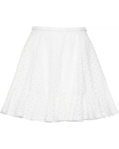 Bavlněné mini sukně s výšivkou Philosophy Di Lorenzo Serafini bílé