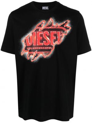 T-shirt Diesel svart