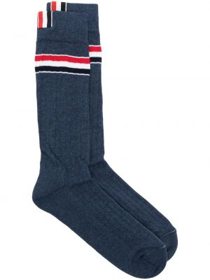 Pruhované ponožky Thom Browne modré