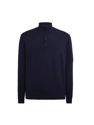 Pullover mit reißverschluss C.p. Company blau