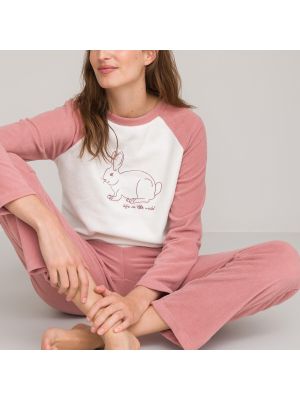 Pijama de punto La Redoute Collections rosa