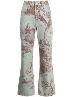 Jeans con stampa Molly Goddard