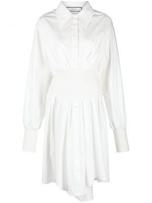 Midi suknja s draperijom Elleme bijela