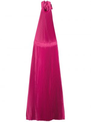 Plisované dlouhé šaty L'idée růžové