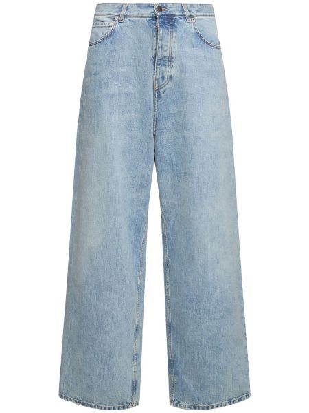 Baggy jeans i bomull Balenciaga blå