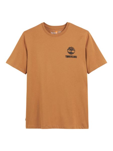 Camiseta manga corta Timberland beige