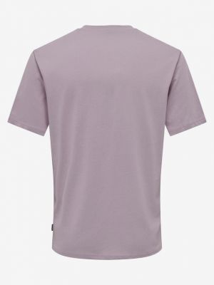 T-shirt Only & Sons lila