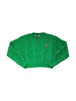 Bluza z wełny merino Pinko - zielony