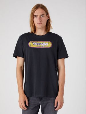 T-shirt Wrangler nero