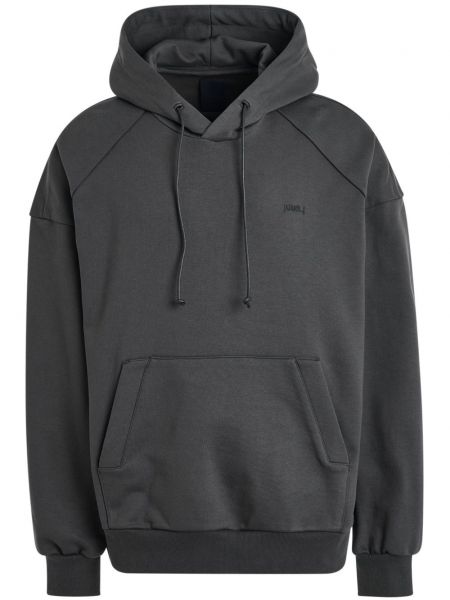 Işlemeli hoodie Juun.j gri