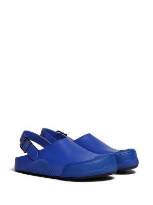 Kožené sandály s otevřenou patou Marni modré