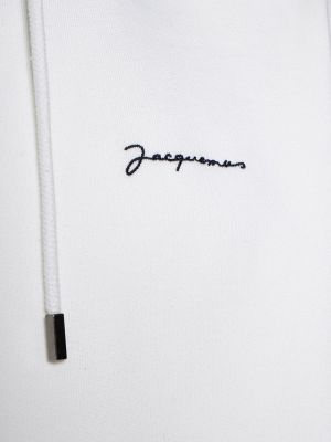Jersey pamut kapucnis melegítő felső Jacquemus fehér