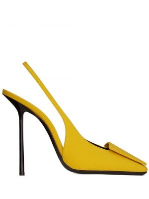 Slingback pumps Saint Laurent gelb