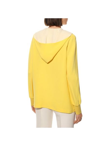 Шелковая блузка Loro Piana желтая