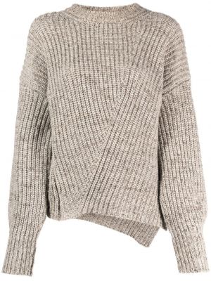 Pull en laine en tricot asymétrique Paloma Wool marron