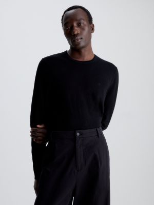 Πουλόβερ Calvin Klein μαύρο