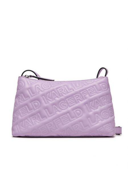 Geantă crossbody Karl Lagerfeld violet